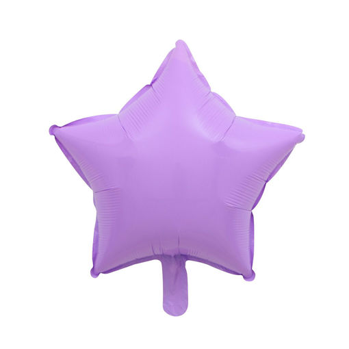 Picture of PASTEL PURPLE STAR FOIL BALLOON 18 INCH